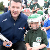 2/7/2012
ECHO SPORT - Donal Og Cusack pictured with Luke Jordan at the start of Camp Ciaran GAA Camp at the Shamrocks GAA Club recently (Pic Howard Crowdy)