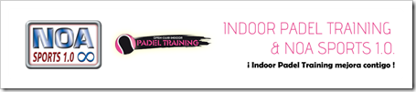 El Club Indoor Padel Training apuesta por la tecnología de la mano de NOA SPORTS 1.0