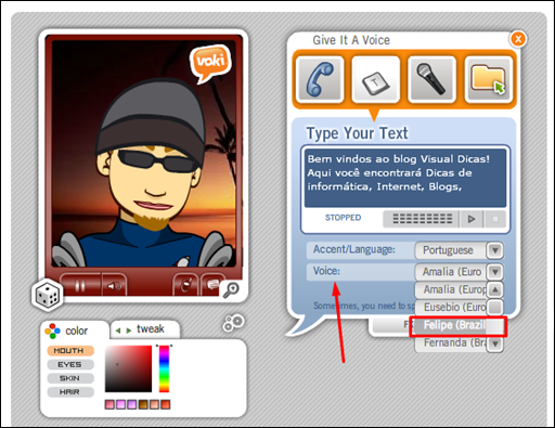 Como criar um avatar que fala para colocar no site ou blog - Visual Dicas Como criar um avatar que fala para colocar no site ou blog - Visual Dicas