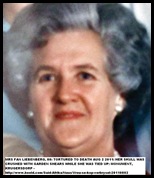 LIEBENBERG Mrs Fan 80 tortured to death with garden shears Krugersdorp Monument Aug22011 LIEBENBERG Mrs Fan 80 tortured to death with garden shears Krugersdorp Monument Aug22011
