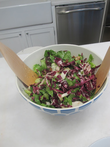 Escarole Salad with Parmesan Dressing