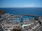 Panoramic view over Puerto Rico marina