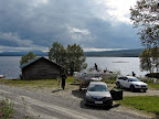 Båtarna är uppe och redo att trailas hem till Strängnäs igen.