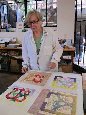 Kristen working