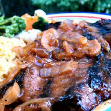 South African Steak With  Sweet Marinade Sauce