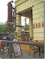 Bank restaurant exterior Bank restaurant exterior