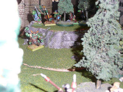 Orc archers firing from a hill Orc archers firing from a hill