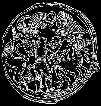 Wuotan Bracteate, Asatru Gods And Heroes