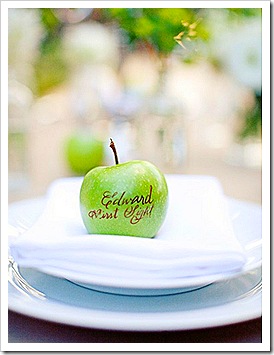 Apple placecards