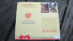 How cool is the back of this save-the-date postcard? It has Roy Rogers stamps! How cool is the back of this save-the-date postcard? It has Roy Rogers stamps!