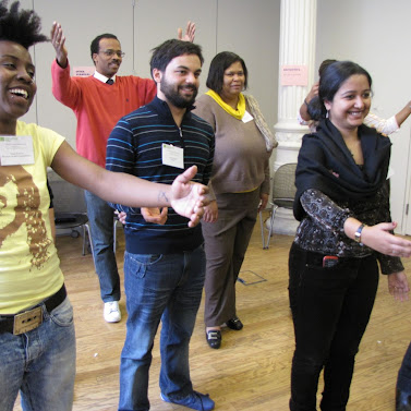 Nonprofit leaders participate in the Social Change Leadership Network's interactive Training for Trainers.