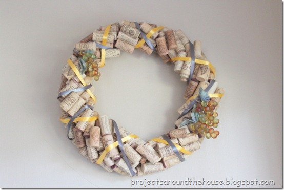 wine cork wreath wine cork wreath