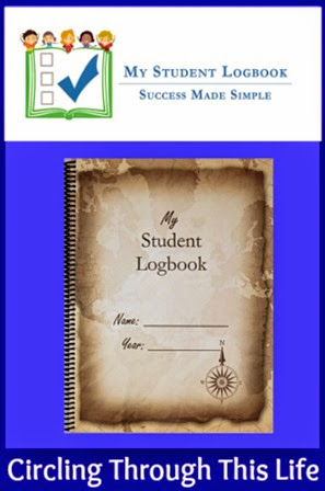 My Student Logbook ~ A record keeping and accountibilty tool. Perfect for keeping records to create high school transcripts ~ Read Tess's review at Circling Through This Life