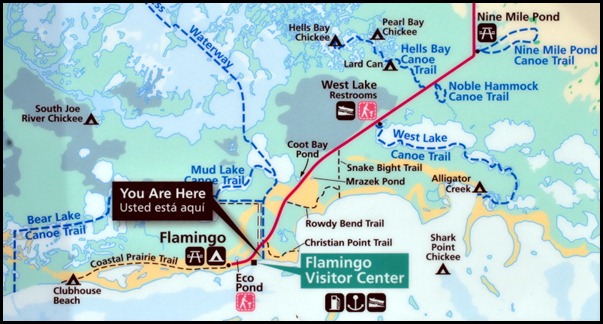 10 - Flamingo Area Trail Map