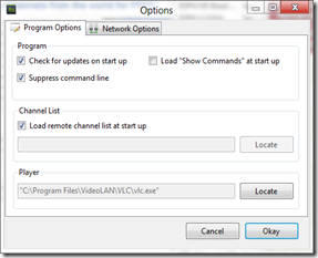 RMTP GUI Options RMTP GUI Options