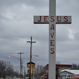 "Jesus Saves" - copyright David Thompson