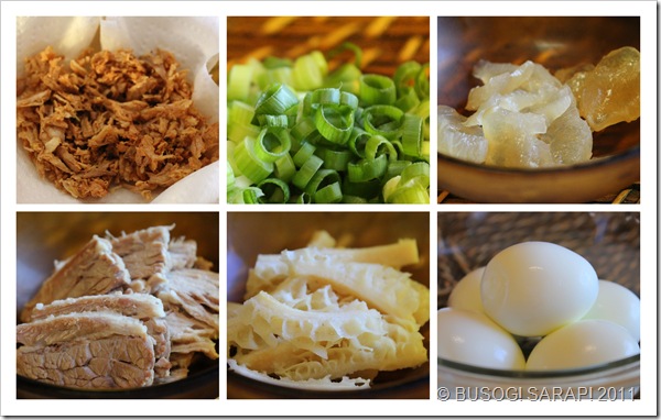 GOTO (FILIPINO BEEF CONGEE) TOPPINGS© BUSOG! SARAP! 2011
