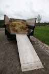 In the meantime, the crew has been giving the stable a good scrubbing.  It's much easier when there are fewer horses in the stalls.  All of the stalls have been thoroughly mucked.