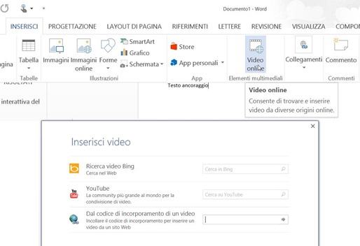 inserire-video-word