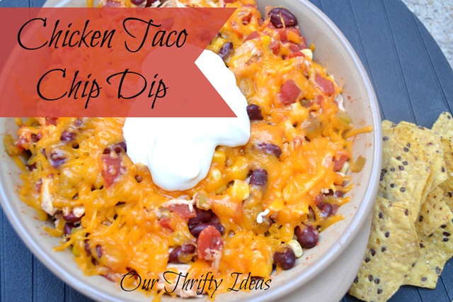 Chicken Taco Chip Dip with Classico Canned Tomatoes #CookClassico Chicken Taco Chip Dip with Classico Canned Tomatoes #CookClassico