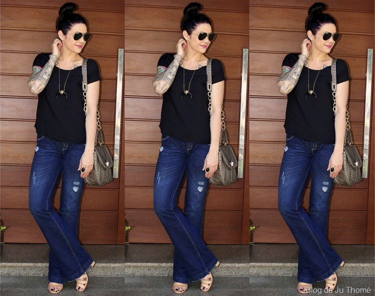 look básico jeans e camiseta1 look básico jeans e camiseta1