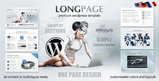 Longpage Product and Service Presentation WP Theme - ThemeForest Item for Sale