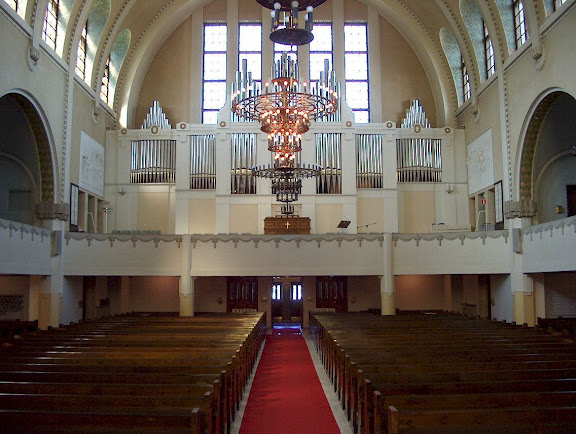 Organ loft of Kallio Church