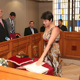 Juramento concejal Manuela Martínez Poveda, PSOE.