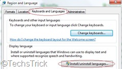 keyboard & language,Install language
