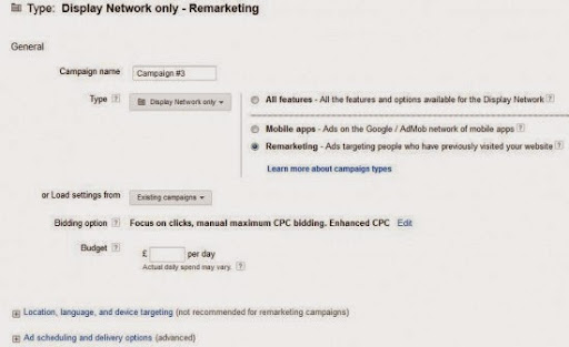 Adwords Campaign Setup