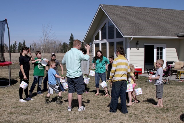 Egg hunt instructions