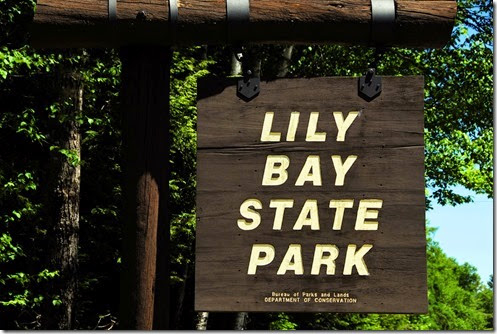Lily Bay Sign