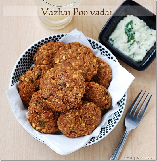 Vazhaipoo-vadai-recipe