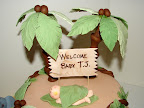 Shower cake for boy