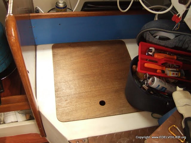 Le futur tableau electrique prendra place au niveau de la couchette cerceuille