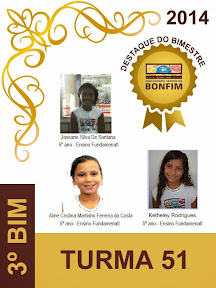 Destaques 3º Bimestre 2014