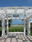 Won't this look beautiful once it's all decorated and Liz and Colin are standing underneath it?