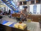 Shaun, bartender at Tom Colicchio's Craft restaurant, mixes up some delicious cocktails.