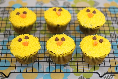 Easter Chicken Cupcakes