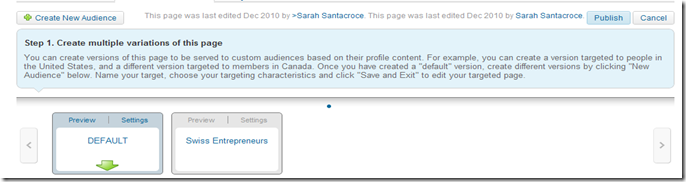 Linkedin Company pages Define Audience