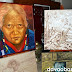 Ronald Tamfalan's works on display in the Kadayawan Art Exhibit at the Apo View Hotel