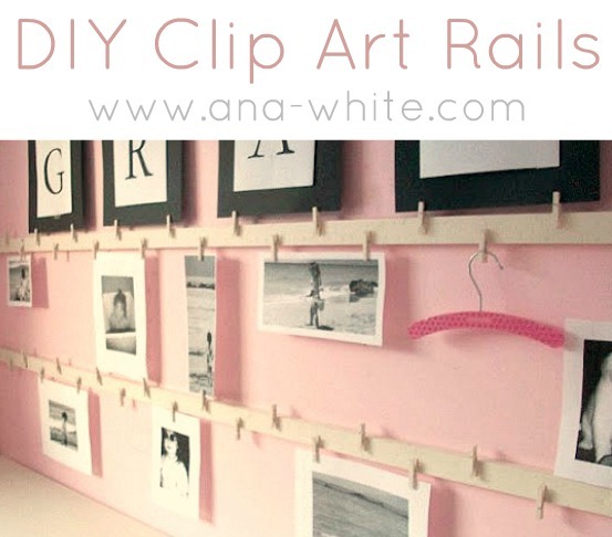 DIY clip art rails