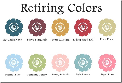 retiring colors flowers