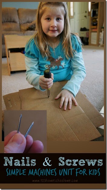nails and screws simple machines unit for kids nails and screws simple machines unit for kids