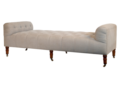 This bench is such a practical and versatile piece. It would be fabulous in a bedroom, living room, or even front hall.
(jaysonhomeandgarden.com) This bench is such a practical and versatile piece. It would be fabulous in a bedroom, living room, or even front hall.
(jaysonhomeandgarden.com)
