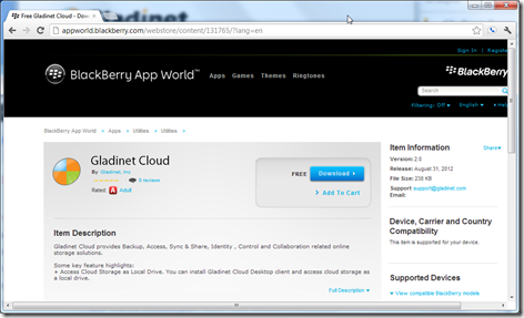 Free Gladinet Cloud - Download Gladinet Cloud - Free Apps from BlackBerry App Wo_2012-09-06_11-24-26