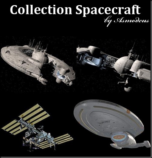 Collection Spacecraft by Asmodeus – 3d max free download