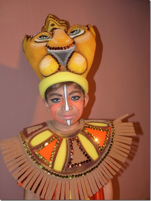 Trato o truco: Maquillaje de Simba y Scar de Rey León
