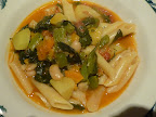 And a delicious bowl of pasta for dinner-it's Meatless Monday.