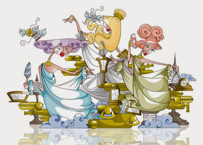 Falla infantil Almirante Cadarso 2015. Lema: "Filant el temps". Artista: Dartfaller